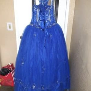 Quincena Dress Royal Blue